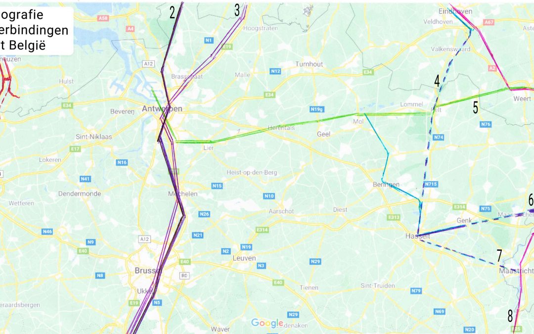 Spoorverbindingen met België